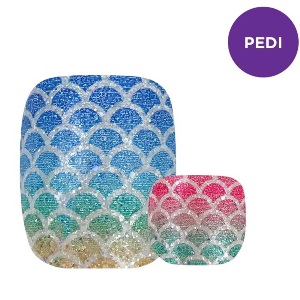 3/$30 BUNDLE&SAVE ✨ Color Street - Any Fin Goes - Retired - Pedicure - Full Set